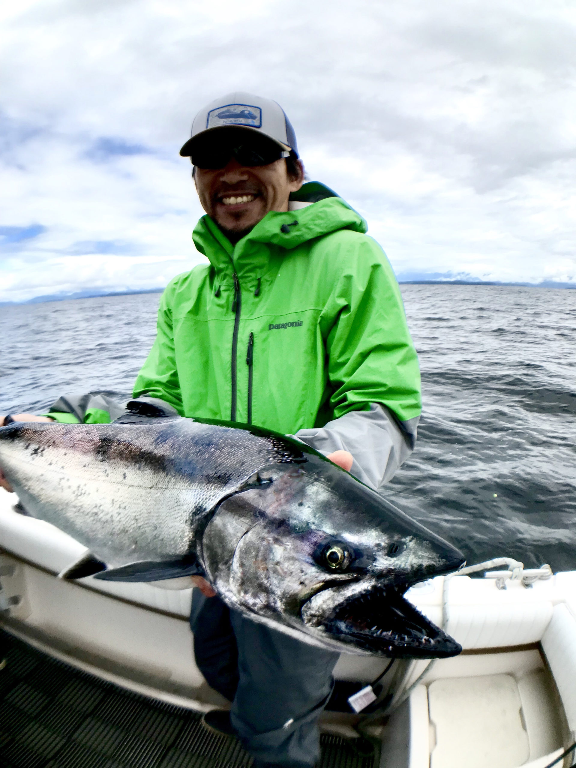 Campbell River chinook salmon. Fishing photo gallery.